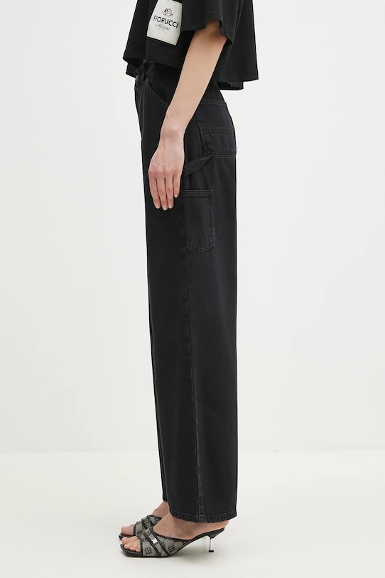 Памучни дънки Carhartt WIP Jens Pant I032709.8906 черен SS25