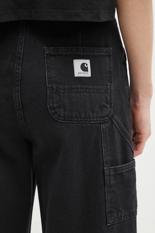Памучни дънки Carhartt WIP Jens Pant черен I032709.8906