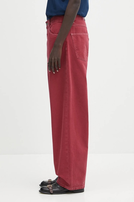 Carhartt WIP jeans Brandon Pant I034837.8844J burgundia SS25