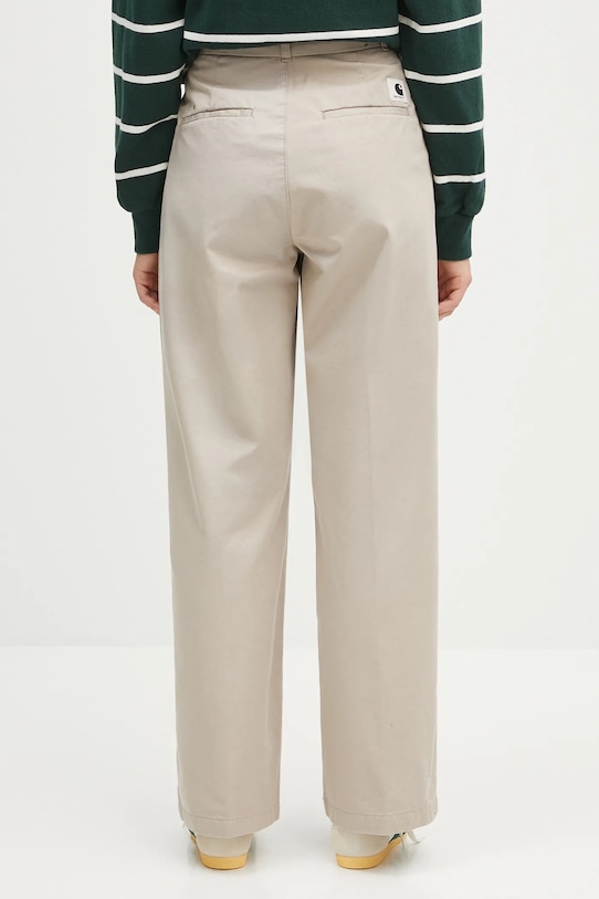 Одежда Хлопковые брюки Carhartt WIP Leola Pant I033147.2OR06 бежевый