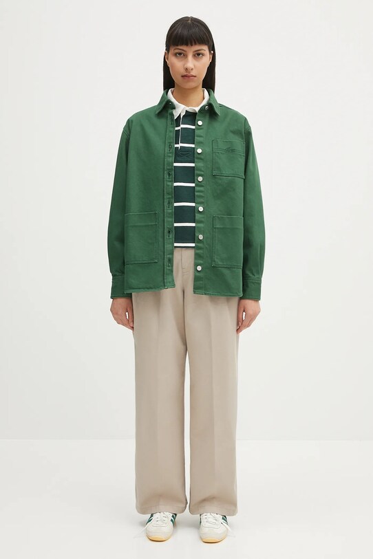 Carhartt WIP spodnie bawełniane Leola Pant I033147.2OR06 beżowy