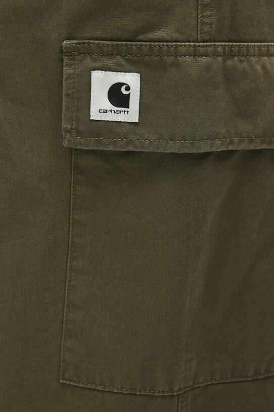 Bavlnené nohavice Carhartt WIP Kingston Pant zelená I034840.4106
