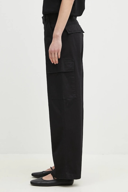 Bavlnené nohavice Carhartt WIP Kingston Pant I034840.8906 čierna SS25