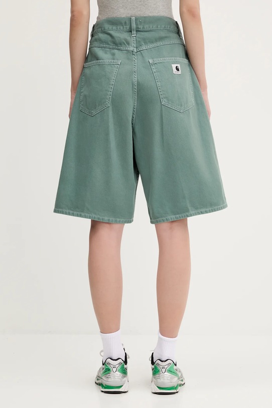 Odzież Carhartt WIP szorty jeansowe Brandon Short I034839.2M24J zielony