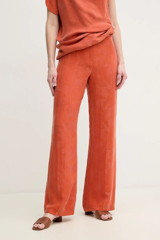 Hoss Intropia pantaloni drept portocaliu 6549003