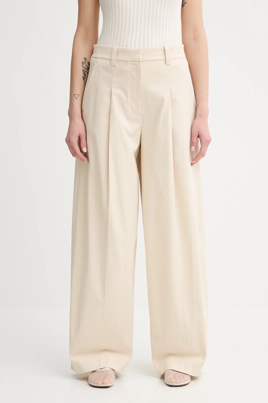 A.L.C. pantaloni Ryder panza bej 2PANT01145