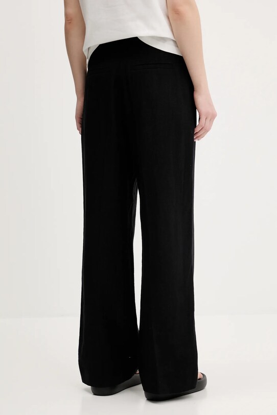 Îmbrăcăminte Abercrombie & Fitch pantaloni din in KI156.5178.900 negru