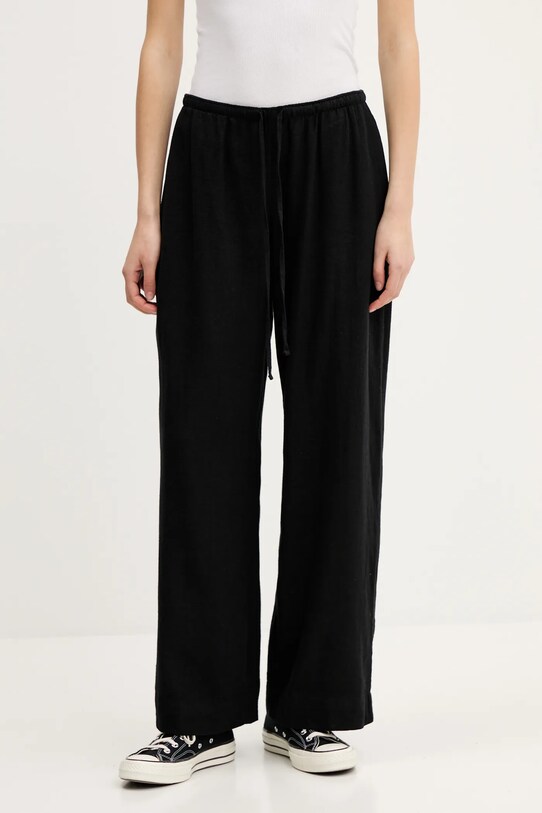 Abercrombie & Fitch pantaloni din in drept negru KI156.5199.900