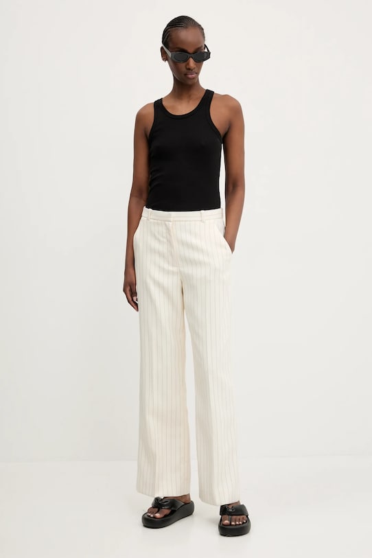 Abercrombie & Fitch spodnie KI156.5366.166 beżowy SS25