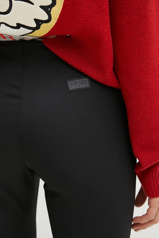 Kenzo wool trousers black FF52PA0939RA.99