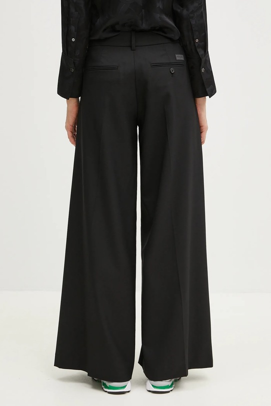 Odzież Kenzo spodnie wełniane FF52PA0999RA.99 czarny