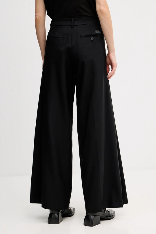 Îmbrăcăminte Kenzo pantaloni de lână FF52PA0999RA.99 negru