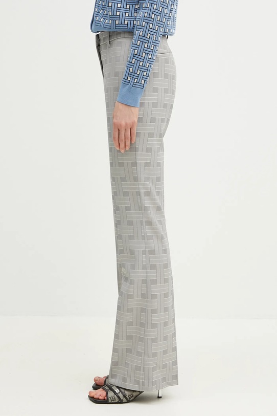 Kenzo spodnie wełniane FF52PA1019JW.93 szary SS25