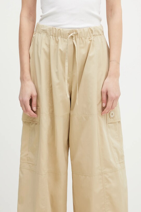 Kenzo spodnie beżowy FF52PA1059FI.11