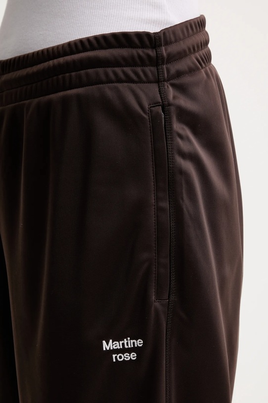 Martine Rose spodnie Wide Leg Track brązowy 167JT12700