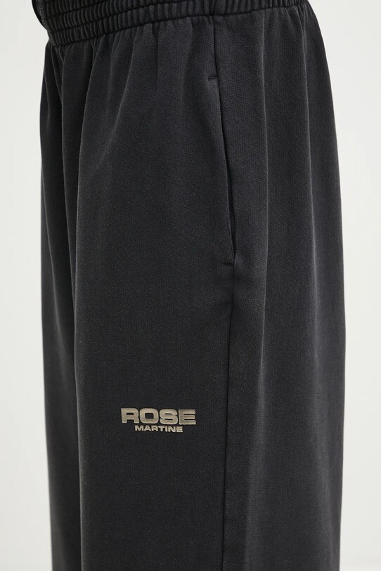 Βαμβακερό παντελόνι Martine Rose Wide Leg μαύρο 606JS02002C