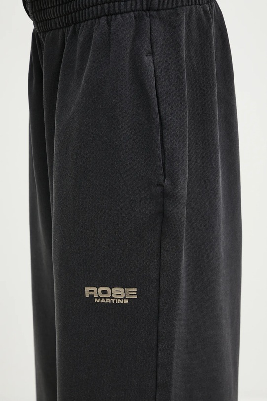 Martine Rose pantaloni tuta di cotone Wide Leg nero 606JS02002C