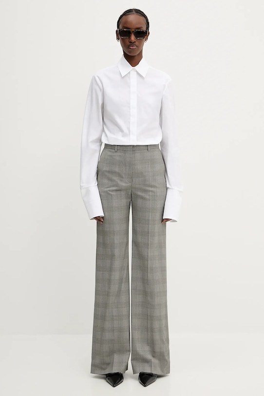 Vunene hlače Sportmax Batun 2512131011600 smeđa