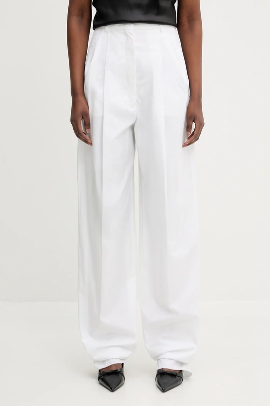 Sportmax cotton trousers Leone cotton white 2512131142600