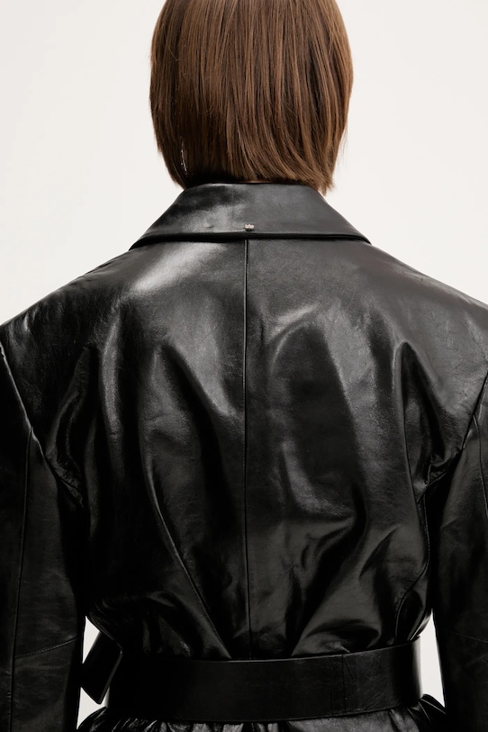 Sportmax marynarka skórzana Teoria 2512441011600