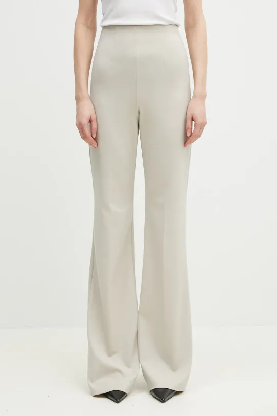 Παντελόνι Sportmax Olea με ελαστάν μπεζ 2512781011600