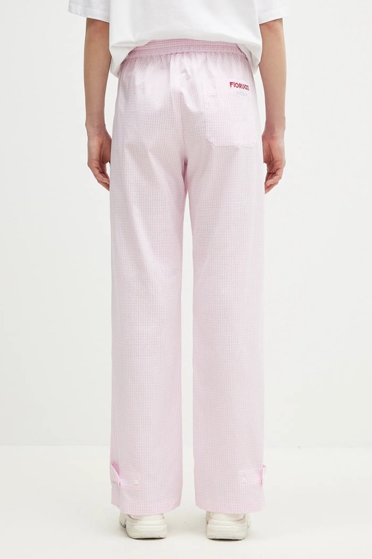 Oblečenie Bavlnené nohavice Fiorucci Gingham Logo U02SPBPA299CO01PN02 ružová