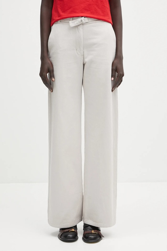 Бавовняні штани Our Legacy Harbour гладкий бежевий W2254HDBD