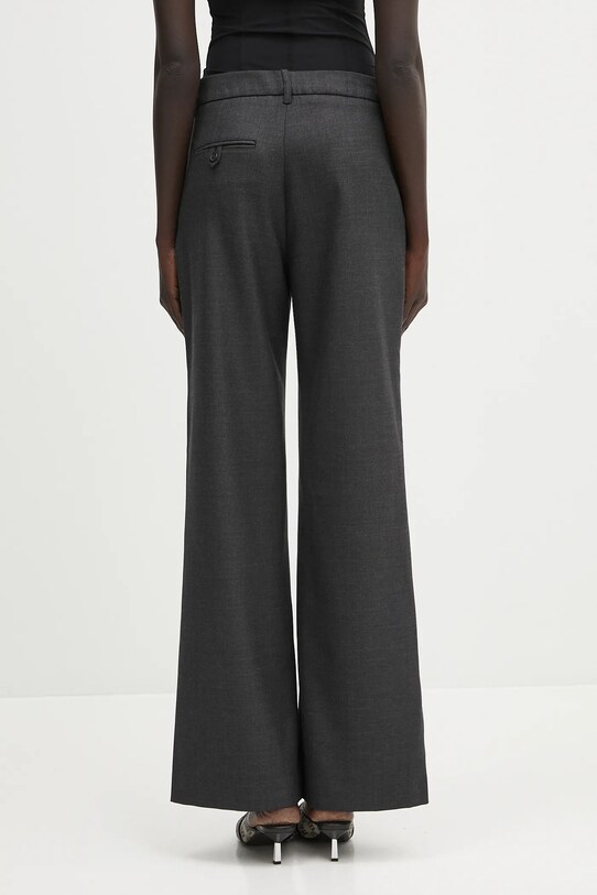 Îmbrăcăminte Our Legacy pantaloni de lana Unveil W2254UP negru