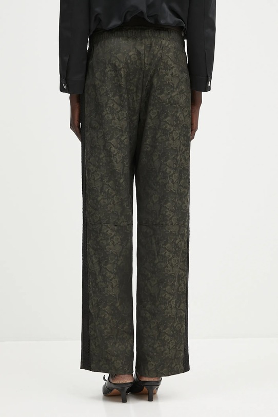 Odzież Wales Bonner spodnie Ocean WS25TR14.VI01.899 zielony