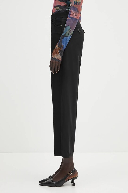 Undercover pantaloni in misto lana Pants UP1E1505 nero SS25