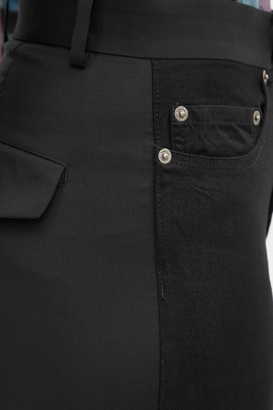 Undercover pantaloni in misto lana Pants nero UP1E1505