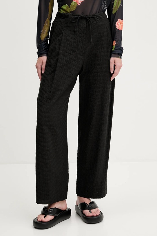 Bimba Y Lola pantaloni cu modele negru 251BR6003.12000