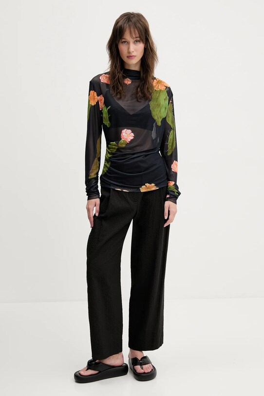 Bimba Y Lola pantaloni 251BR6003.12000 negru SS25