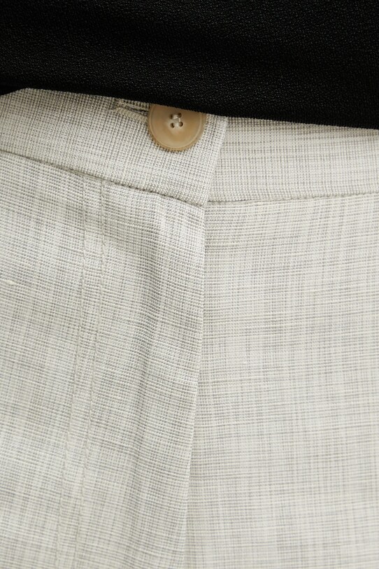 Forte Forte spodnie z domieszką lnu beżowy 13819.my.pants