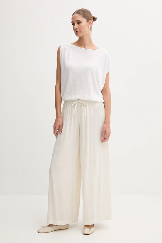 Παντελόνι United Colors of Benetton 4VW95F00C μπεζ SS25
