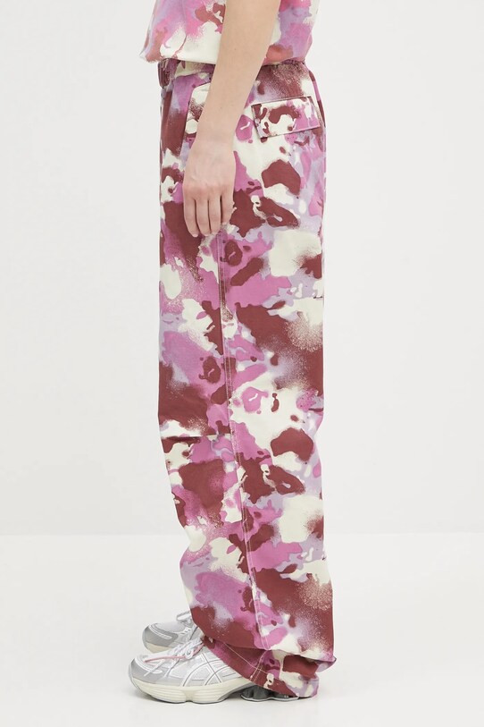 A Bathing Ape cotton trousers Map Camo Army 1L30252001 pink SS25
