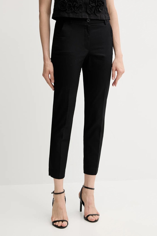Sisley pantaloni low negru 4VPHL5AH6