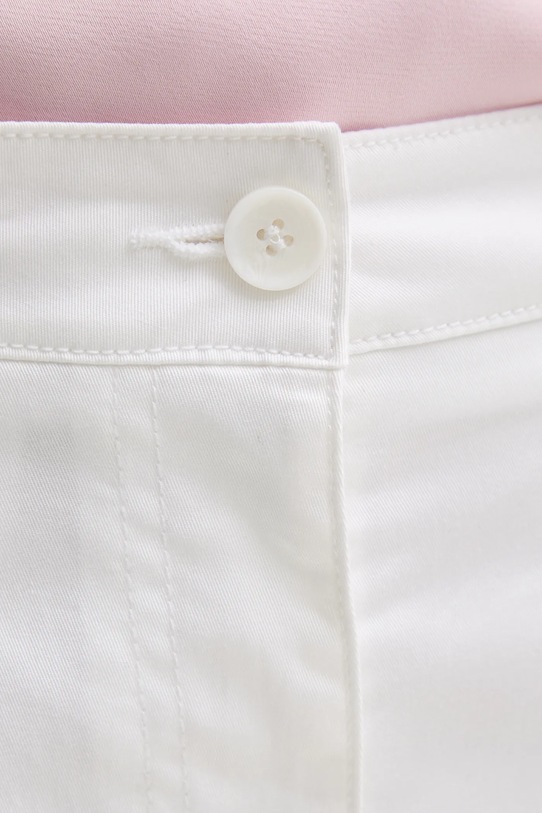 Sisley pantaloni alb 4ED4LE03G
