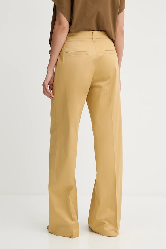 Oblačila Hlače Sisley 4ED4LE03G rumena