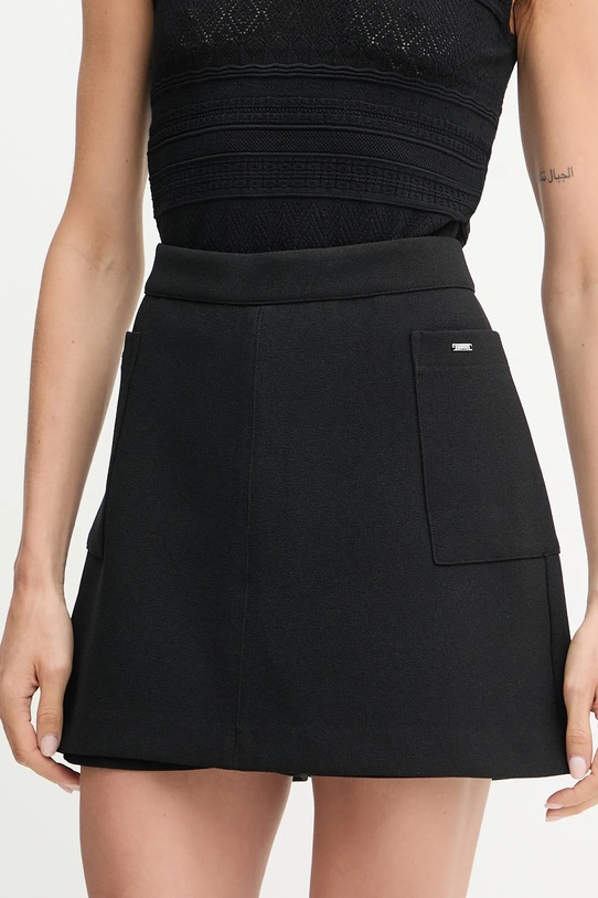 Morgan pantaloni scurti panza negru SHICH.N