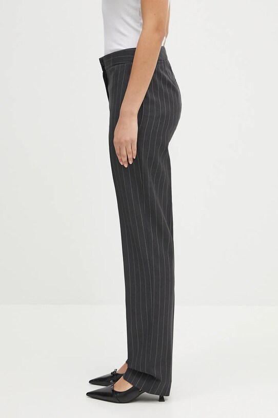Μάλλινα παντελόνια JW Anderson Straight Leg Tailored TR0400.PG1695.945 γκρί SS25