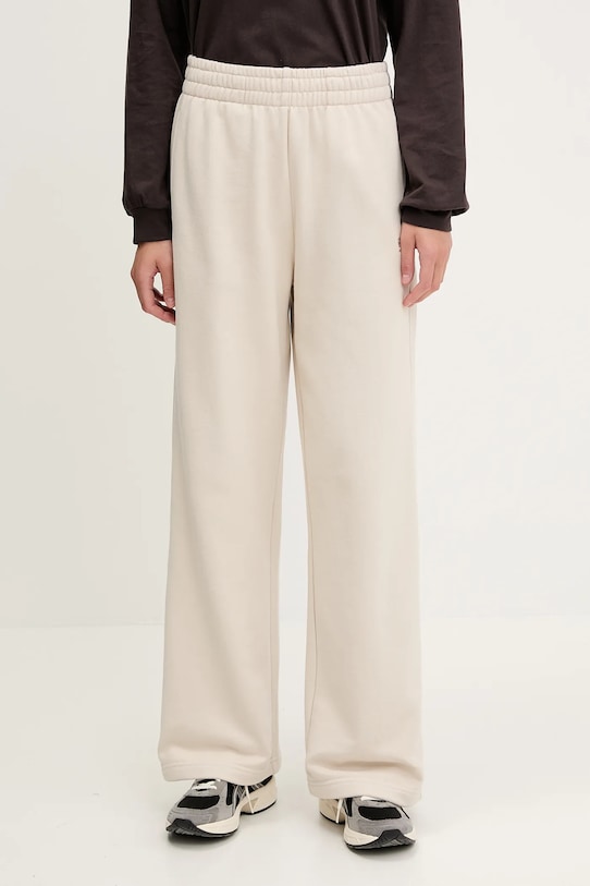P.E Nation spodnie dresowe bawełniane Adventure bawełna beżowy 243P408