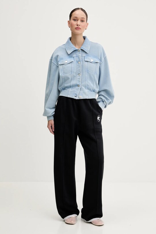 The Sleeper pantaloni de trening SLWP08P002L negru SS25