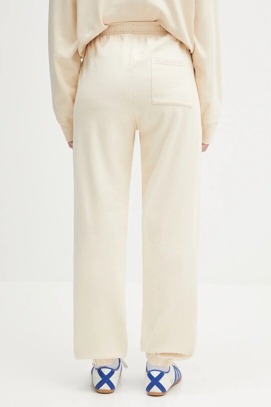 Clothing Sporty & Rich cotton joggers Wellness Club Mc Embroidered PA036620081CR01 beige