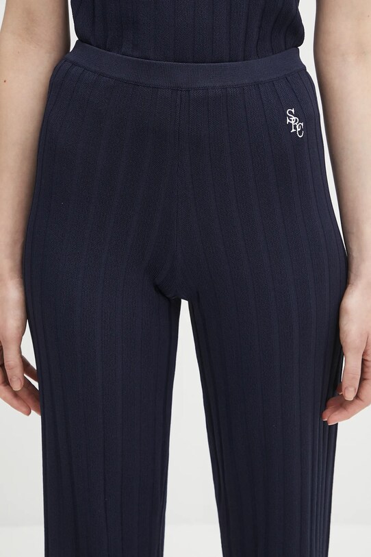 Штани Sporty & Rich Src Ribbed темно-синій PO049620302BL106