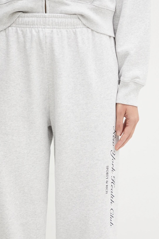 Bavlněné tepláky Sporty & Rich Ny Health Club šedá PA036602043GY03