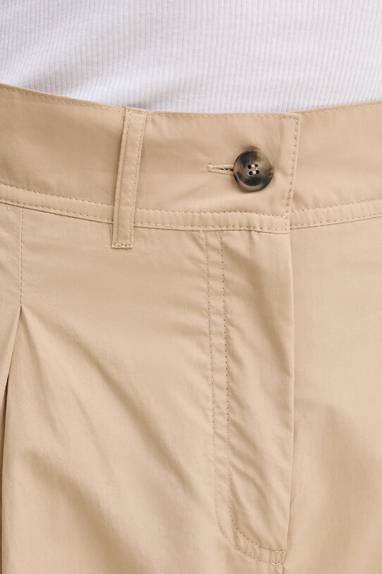 Weekend Max Mara pantaloni de bumbac bej 2515131013600