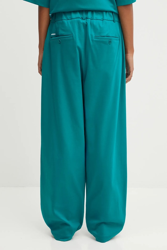 Abbigliamento Pangaia pantaloni in cotone DNA Interlock Trousers 10002446 turchese