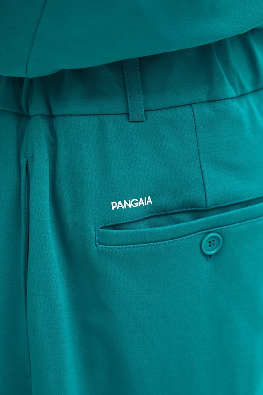Памучен панталон Pangaia DNA Interlock Trousers тюркоазен 10002446