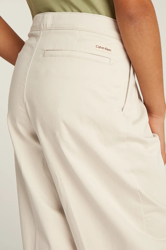 Детские брюки Calvin Klein Jeans HR WIDE IG0IG02778.PPYA бежевый